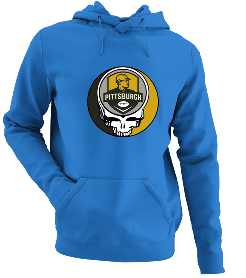 Pittsburgh Football - Premium Grateful Dead Hoodie - Royal - 5