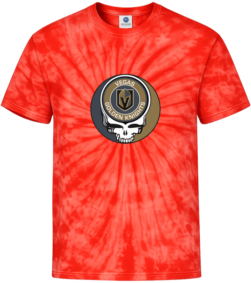 Vegas Golden Knights Stealie Tie-Dye T-Shirt
