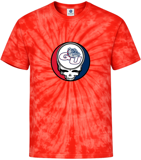 Gonzaga University Stealie Tie-Dye T-Shirt