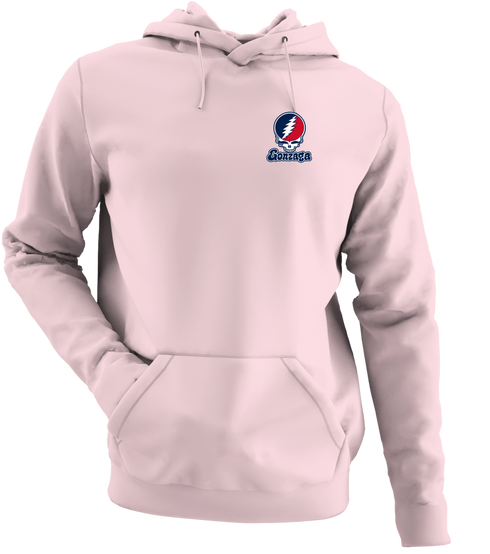 Gonzaga Stealie Premium Unisex Hoodie — Design: Gonzaga University — Light Pink