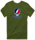 Gonzaga Stealie Premium Unisex T-Shirt — Design: Gonzaga University — Military Green