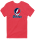 Gonzaga Stealie Premium Unisex T-Shirt — Design: Gonzaga University — Heather Red