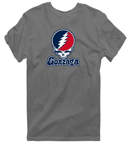 Gonzaga Stealie Premium Unisex T-Shirt — Design: Gonzaga University — Charcoal