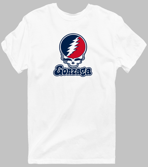 Gonzaga Stealie Premium Unisex T-Shirt — Design: Gonzaga University — White