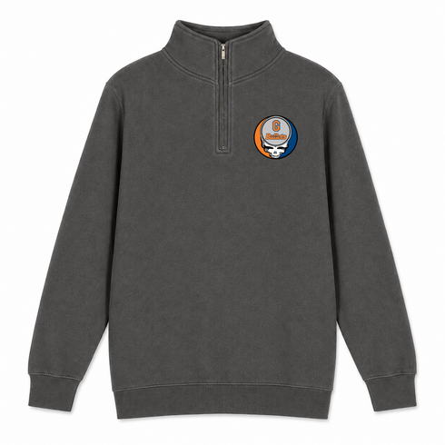 Gettysburg - Premium Grateful Dead Quarter-Zip Pullover - Charcoal - 5