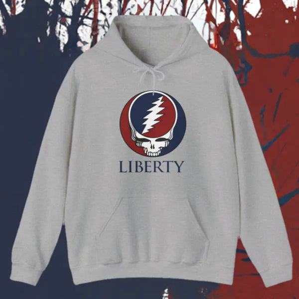 Liberty University University Grateful Dead Hoodie - Hooded Sweatshirt - StealieShop