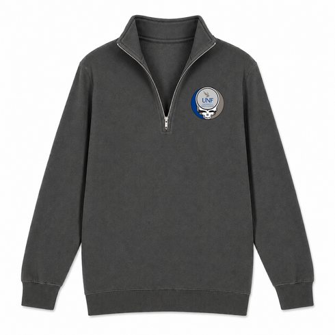 University of North Florida - Premium Grateful Dead Quarter-Zip Pullover - Charcoal - 6
