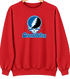 Grand Valley State Stealie Premium Unisex Crewneck — Design: Grand Valley State University — Red