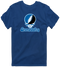 Grand Valley State Stealie Premium Unisex T-Shirt — Design: Grand Valley State University — Navy