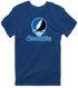 Grand Valley State Stealie Premium Unisex T-Shirt — Design: Grand Valley State University — Navy