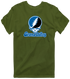 Grand Valley State Stealie Premium Unisex T-Shirt — Design: Grand Valley State University — Military Green