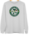 Green Bay Football Dancing Bear Premium Crewneck — Green Bay Packers — Sport Grey