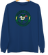 Green Bay Football Dancing Bear Premium Crewneck — Green Bay Packers — Navy