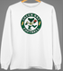 Green Bay Football Dancing Bear Premium Crewneck — Green Bay Packers — White