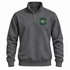 Green Bay Football Dancing Bear Premium Quarter-Zip — Green Bay Packers — Charcoal