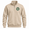 Green Bay Football Dancing Bear Premium Quarter-Zip — Green Bay Packers — Sand