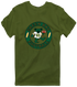 Green Bay Football Dancing Bear Premium T-Shirt — Green Bay Packers — Military Green