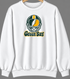 Green Bay Helmet Stealie Premium Unisex Crewneck — Green Bay Packers — White
