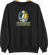 Green Bay Helmet Stealie Premium Unisex Crewneck — Green Bay Packers — Black