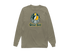 Green Bay Helmet Stealie Premium Unisex Long-Sleeve — Green Bay Packers — Sandstone