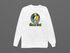 Green Bay Helmet Stealie Premium Unisex Long-Sleeve — Green Bay Packers — White