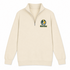 Green Bay Helmet Stealie Premium Unisex Quarter-Zip — Green Bay Packers — Sand