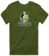 Green Bay Helmet Stealie Premium Unisex T-Shirt — Green Bay Packers — Military Green