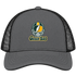 Green Bay Helmet Stealie Premium Unisex Trucker Cap — Green Bay Packers — Charcoal/Black