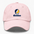 Greensboro Stealie Premium Unisex Dad Hat — Design: North Carolina University of Greensboro — Pink