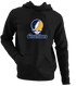 Greensboro Stealie Premium Unisex Hoodie — Design: North Carolina University of Greensboro — Black