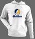 Greensboro Stealie Premium Unisex Hoodie — Design: North Carolina University of Greensboro — White/Grey
