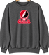 Grinnell Stealie Premium Unisex Crewneck — Design: Grinnell College — Dark Heather
