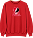 Grinnell Stealie Premium Unisex Crewneck — Design: Grinnell College — Red