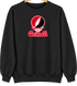 Grinnell Stealie Premium Unisex Crewneck — Design: Grinnell College — Black