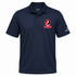 Grinnell Stealie Premium Unisex Polo — Design: Grinnell College — Navy