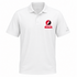 Grinnell Stealie Premium Unisex Polo — Design: Grinnell College — White