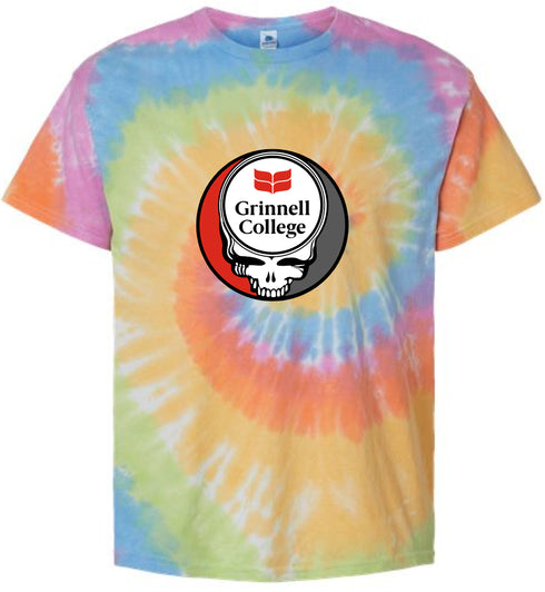 Grinnell Stealie Tie-Dye T-Shirt