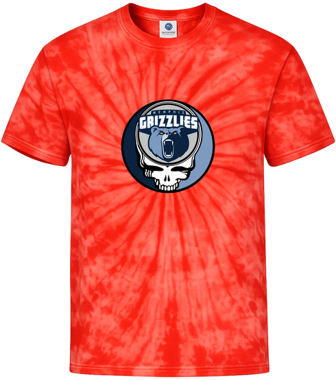 Memphis Grizzlies Stealie Tie-Dye T-Shirt