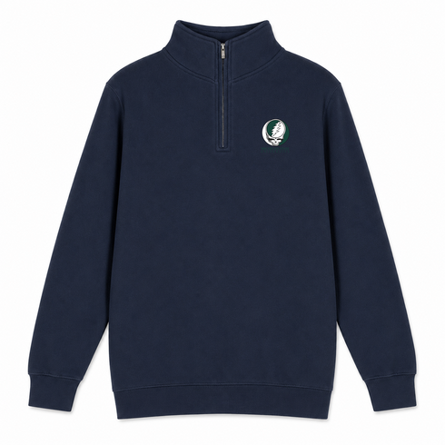 Michigan State University - Premium Grateful Dead Quarter-Zip Pullover - Navy - 4