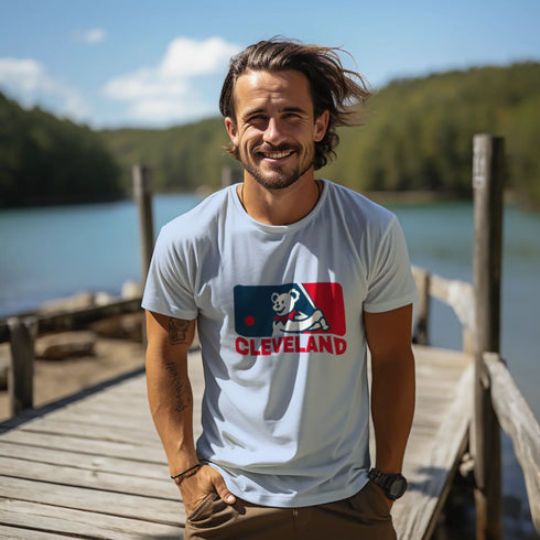 Grateful Dead - Cleveland Guardians MLB Logo T-Shirt - StealieShop