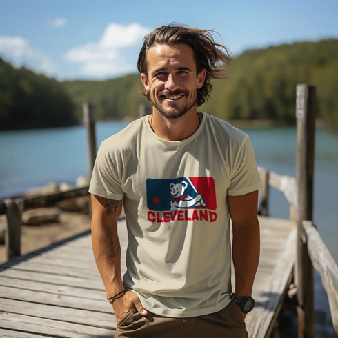 Grateful Dead - Cleveland Guardians MLB Logo T-Shirt - StealieShop