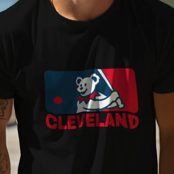 Grateful Dead - Cleveland Guardians MLB Logo T-Shirt - StealieShop