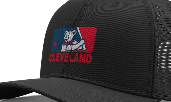 Grateful Dead - Cleveland Guardians Dancing Bear Logo Grateful Dead Trucker Cap - StealieShop