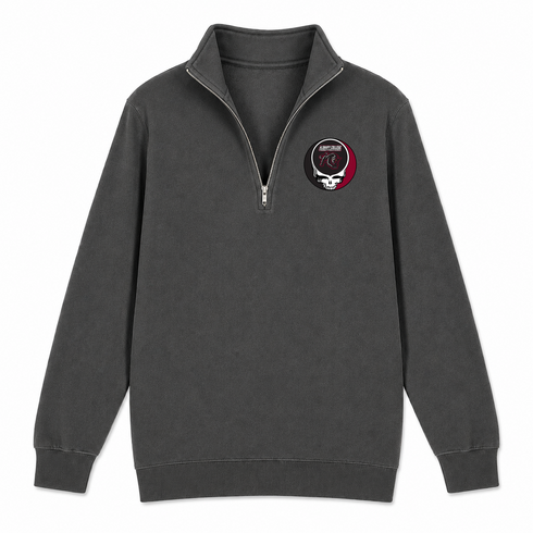 Albany Collegy of Pharmacy - Premium Grateful Dead Quarter-Zip Pullover - Charcoal - 6