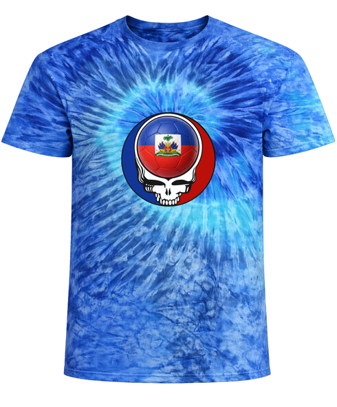 Haiti FIFA World Cup Stealie Tie-Dye T-Shirt