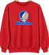 Hamilton Stealie Premium Unisex Crewneck — Design: Hamilton College — Red