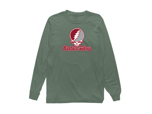 Hampden-Sydney Stealie Premium Unisex Long-Sleeve — Light Green