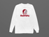 Hampden-Sydney Stealie Premium Unisex Long-Sleeve — White