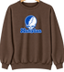 Hampton Stealie Premium Unisex Crewneck — Design: Hampton University — Brown