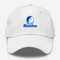 Hampton Stealie Premium Unisex Dad Hat — Design: Hampton University — White
